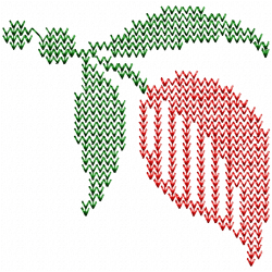 Flowers And Tree Embroidery Design 11